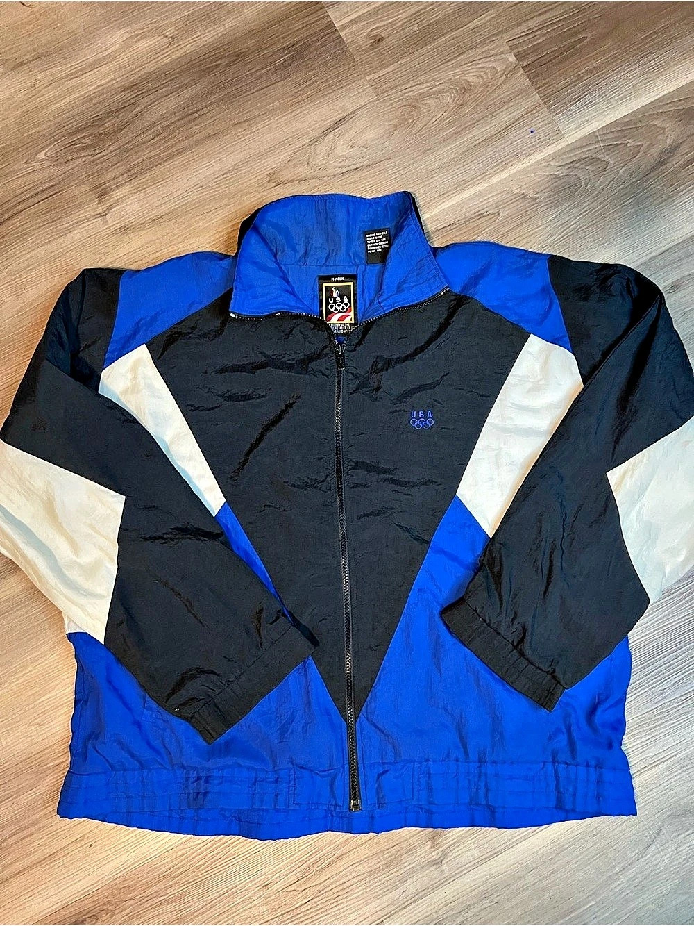 USA Olympic color-block jacket Nylon Jacket Size Medium from JcPenney line